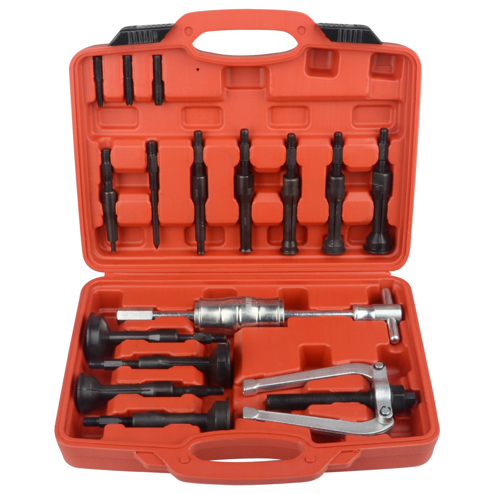 Photo 1 of DAYUAN Blind Hole Collet Bearing Puller Set,16 pcs Inner Bearing Extractor Kit with Slide Hammer Insert Bearing Removal Tool