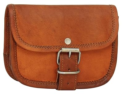 Gürteltasche Leder Gusti nature 'Ronan' Bauchtasche Braun