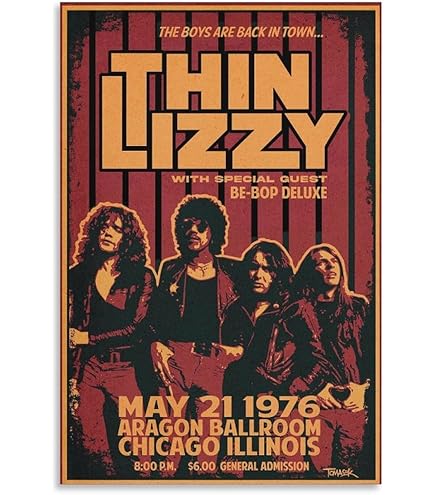 【貴重】シン・リジィ A1サイズポスター 貴重】シン・リジィ A1サイズポスター THIN LIZZYの名盤ライヴ「LIVE