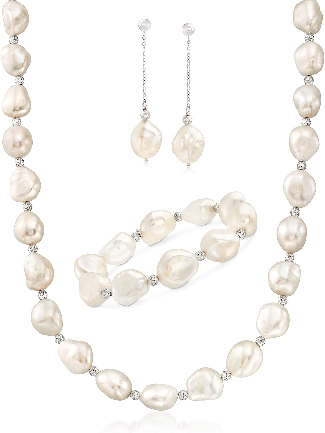 Suneducationgroup Com Jewellery Watches Fashion Fashion 11 12mm White Baroque Pearl Earrings 18k Hook Jewelry Cultured Classic