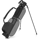 Beutyal Lightweight Golf Stand Bag Portable Par 3 & Pitch and Putt Golf Carry Bag for Driving Range, Executive Courses with Shoulder Strap for Men & Women