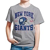 Junk Food Clothing x NFL - Team Helmet - Kids Short Sleeve Fan Shirt for Boys and Girls - Officially Licensed NFL Apparel