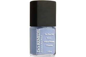 DR.'S REMEDY Dr’s Remedy Enriched Nail Polish: Non Toxic, All Natural, and Organic - Doctor Formulated: Strengthens, Restores, Heals, and Protects '24-Free' - PERCEPTIVE Periwinkle