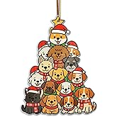 Funny Pet Ornament Gift for Dog Mom, Dog Christmas Tree Ornament, 2025 Christmas Tree Decorations, Friendship Gifts for Women