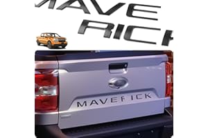 ECARZO Tailgate Insert Letters Compatible for 2022 2023 2024 Accessories Tailgate Emblem Decal and Graphics Trim Sticker 3M Adhesive & 3D Raised (Matte Black)