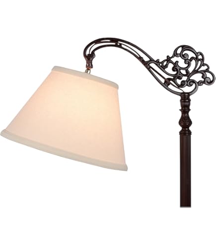 Upgradelights 10 Inch Eggshell Pleated Uno Lamp Shade for Down