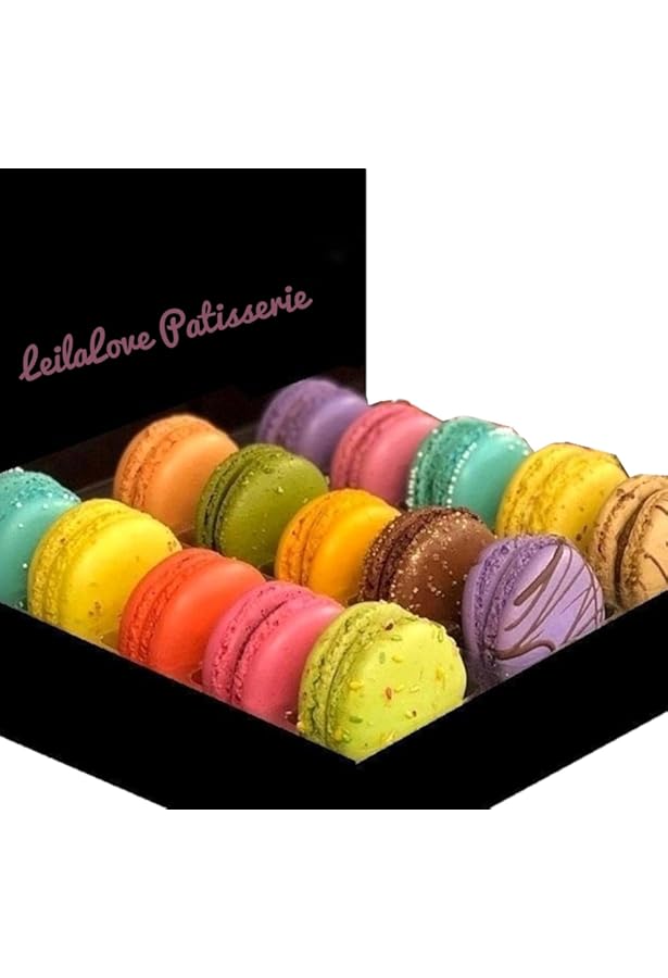 Amazon.com : LeilaLove Macarons - 18 Macarons Eiffel tower