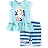 Disney Minnie Mouse Frozen Princess Marvel Toddler Girls Clothes Long Sleeve Sweatshirt + Leggings 2pcs Outfits Set 2-6Y