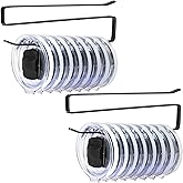 Kyrupsy 2 Pack Tumbler Lid Organizer, Versatile Cup & Water Bottle Lid Holder, Upgraded Kitchen Space Saver & Under Cabinet Storage, No Adhesive or Drilling Needed, Multi-Use Tumbler Lid Holder, Black