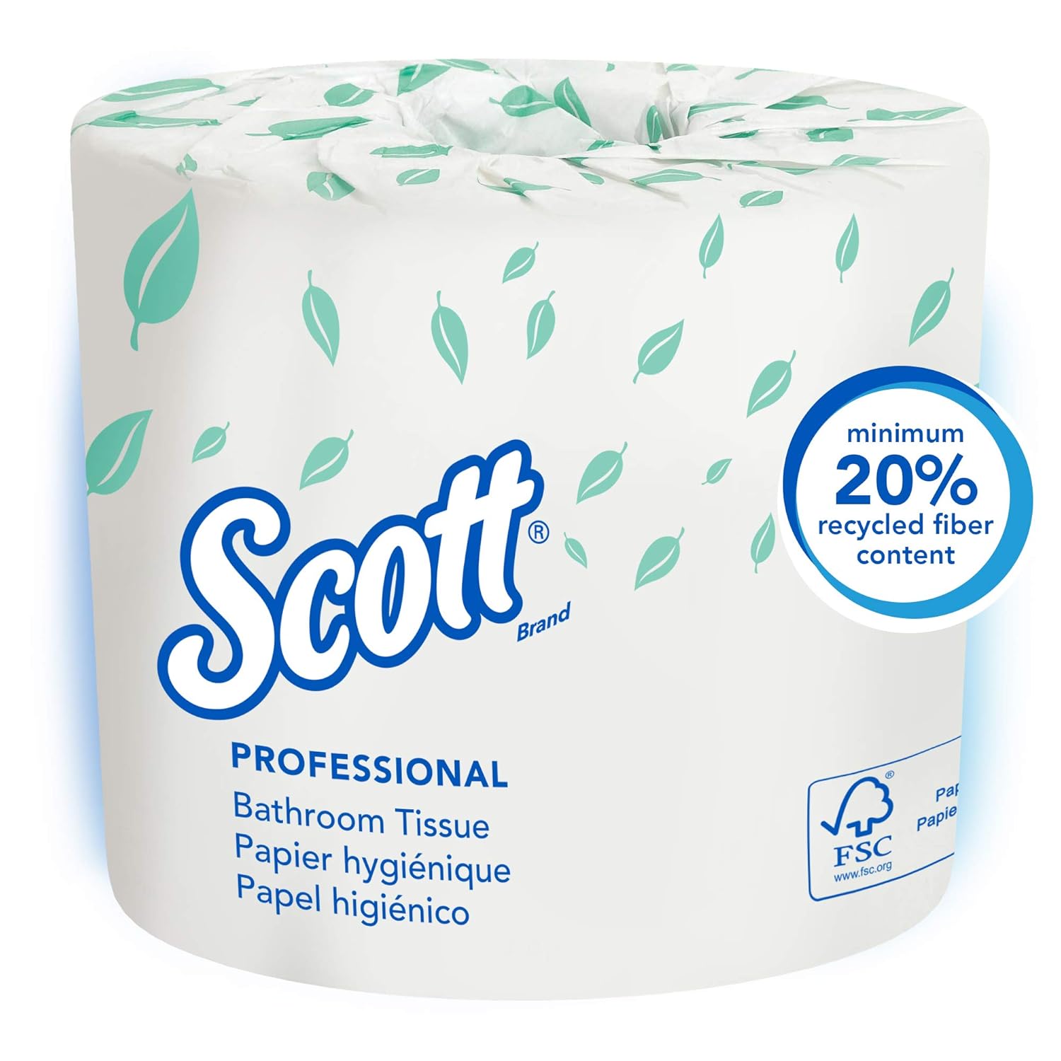 Scott Essential Professional Bulk Toilet Paper for Business (04460), Individually Wrapped Standard Rolls, 2-PLY, White, 80 Rolls / Case, 550 Sheets / Roll: Industrial & Scientific