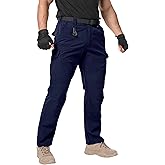Arunlluta Men’s Tactical Pants, Ripstop Water Resistant Cargo Work Pants for Men, Stretch Hiking Pants Lightweight