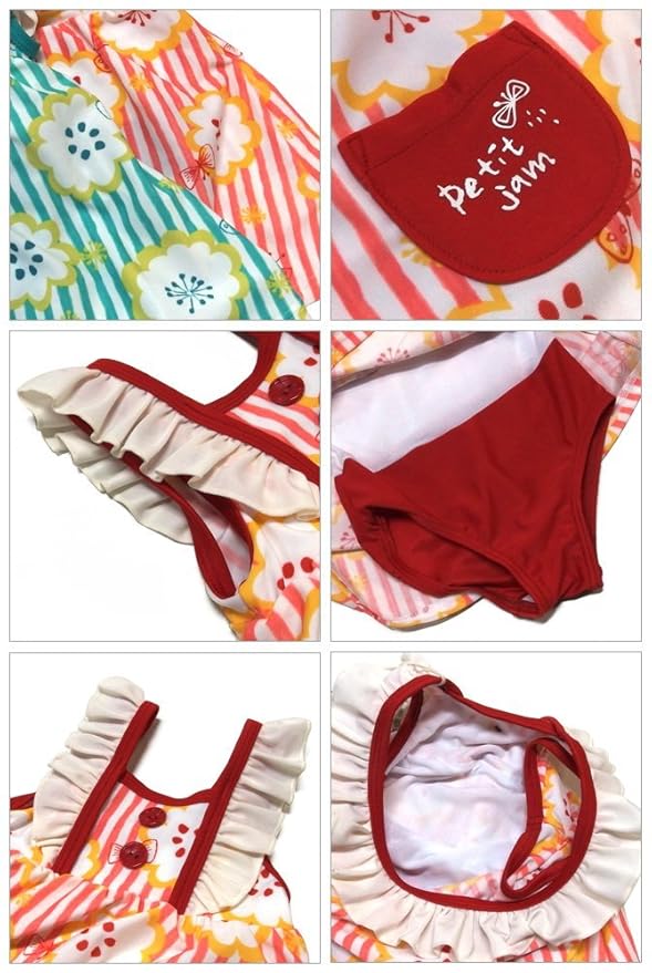 Amazon プチジャム Petitjam お花とちょうちょストライプ柄の Amazon プチジャム Petitjam お花とちょうちょストライプ柄の