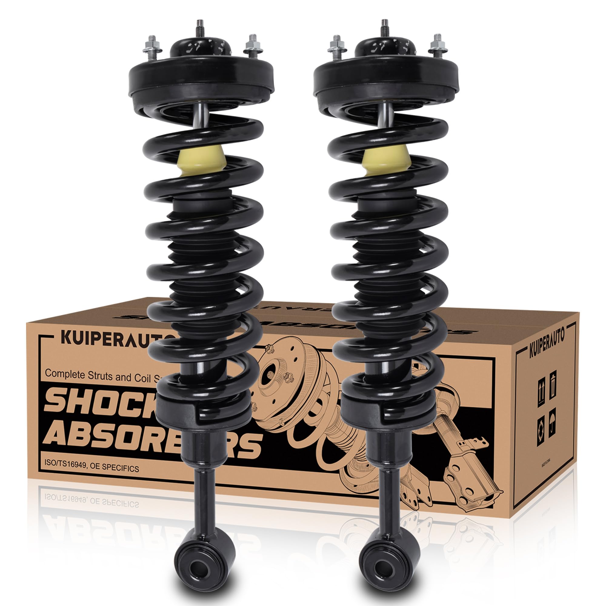 Photo 1 of ** USED ** KUIPERAUTO 2PCS Front Struts Complete Assembly Shocks Absorbers Compatible for 2004-2008 Ford F150 Compatible for 2006 2007 2008 Lincoln Mark LT 171361 5713614