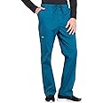 Cherokee Men's Scrub Pant Tapered Leg Fly Front Cargo Pant with Zip Fly Front and 5 Pockets WW190