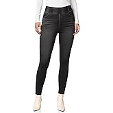 GRAPENT Skinny Jeans for Women Trendy High Waisted Pull On Elastic Waist Soft Stretchy Denim Pants Sweatpant Jeggings