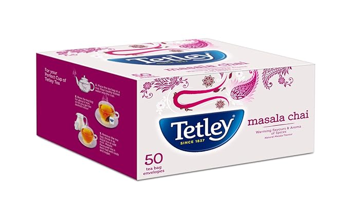 Tetley Flavour Tea Bags Masala 50s (100gm)