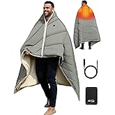 Kintiwe Pro Heated Blanket Battery Operated, 12V Portable Electric Heated Shawl Throw with 3 Heating Modes,Heating Outdoor Camping Blanket for Traveling,Picnics,Car,50''X70''