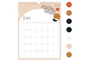 JOYMIA Calendar 2024-2025 Wall Calendar.Jan 2024-June 2025.18months Monthly Calendar 14x11.5 Large Aesthetic Calendar with Large Daily Blocks for Easy Planning