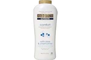 Gold Bond Ultimate Comfort Body Powder, Aloe & Chamomile 10 Ounce (Pack of 4)
