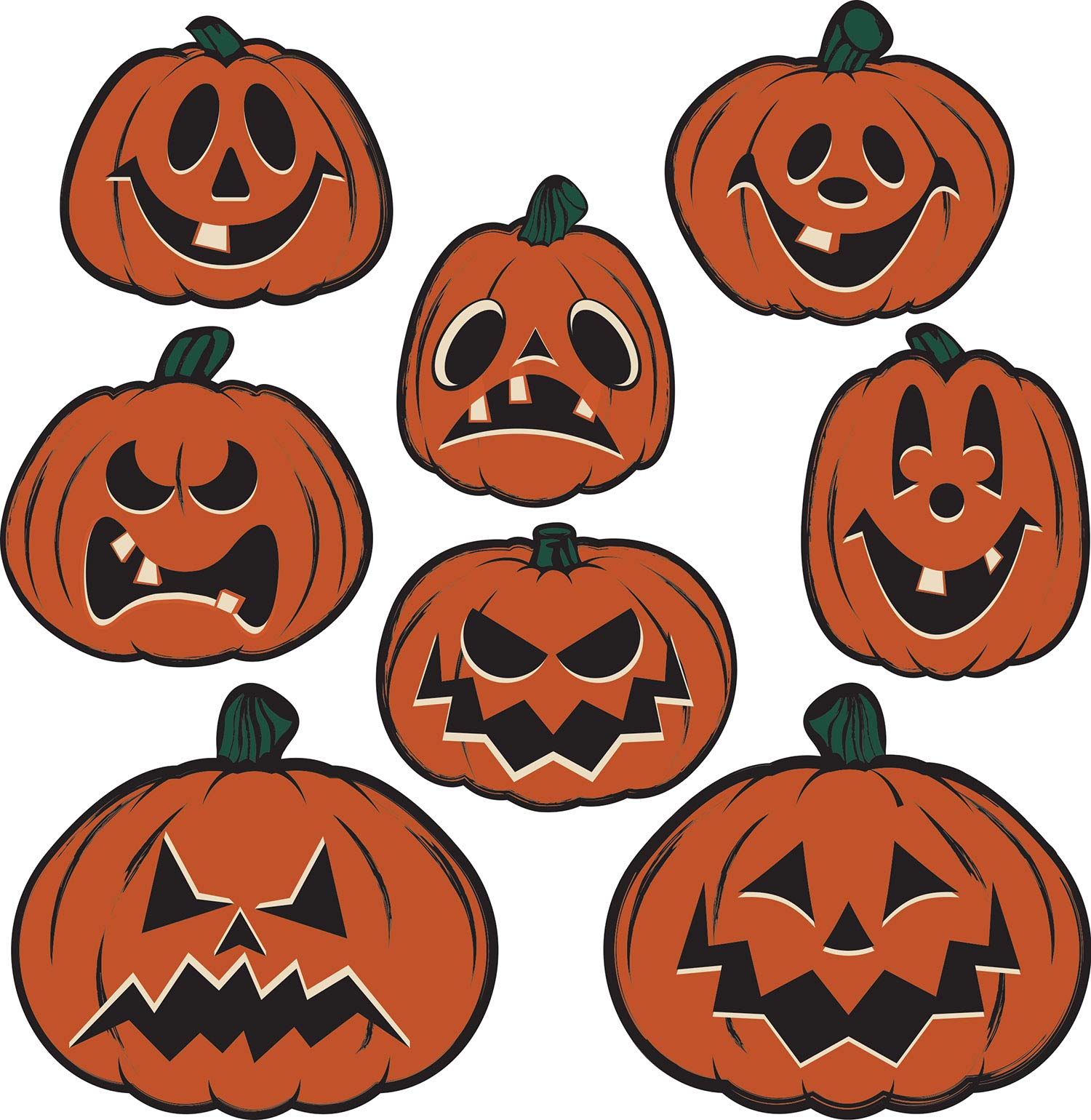 Photo 1 of Beistle Vintage Halloween Pumpkin Cutouts