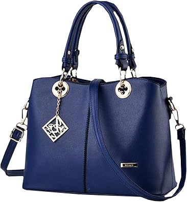 Amazon エス ライジング ハンド ショルダー バッグ 2way 通勤 B5 Ipad 収納 レディース ブルー ショルダーバッグ
