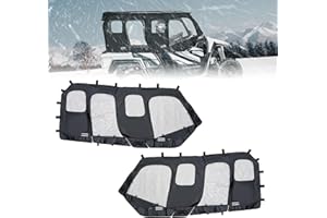 Soft Upper Door, KEMIMOTO Upgrade Soft Cab Enclosure Compatible with 2018-2020 Wolverine X4/SE, Scratch-Resistant, Dust-Proof