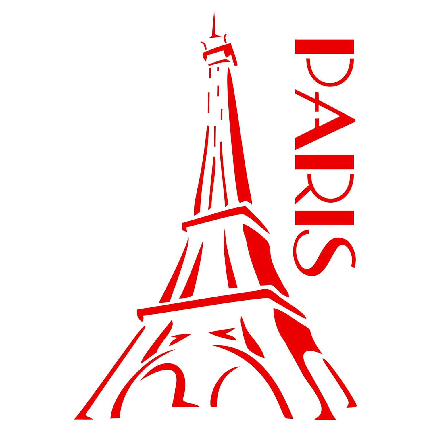 Amazon.com: Paris Stencil - 4.5 x 6.5 inch (S) - Reusable Eiffel Tower ...