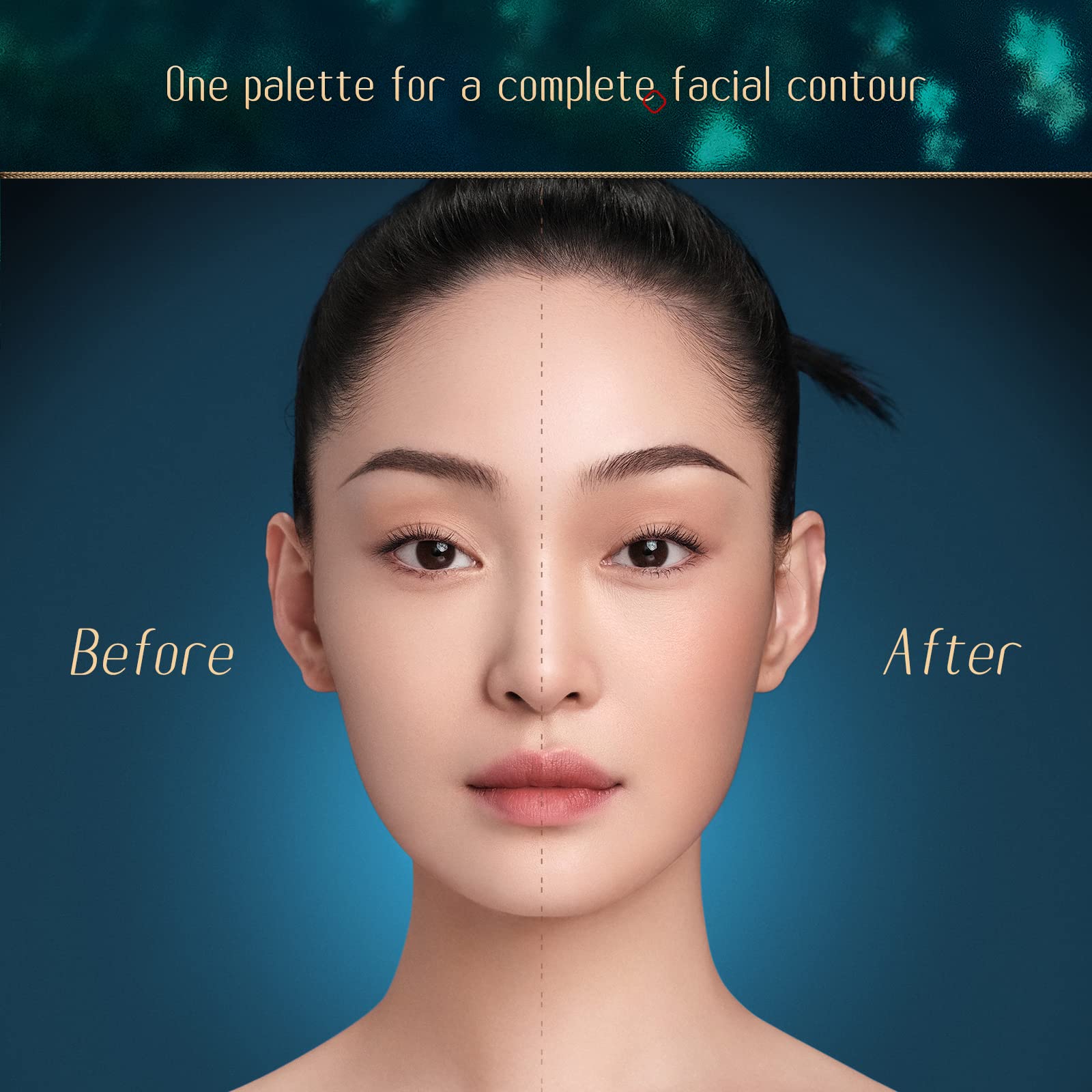 FLORASIS Constellation Floral Engraving Contour Makeup Palette (01 Constellation)