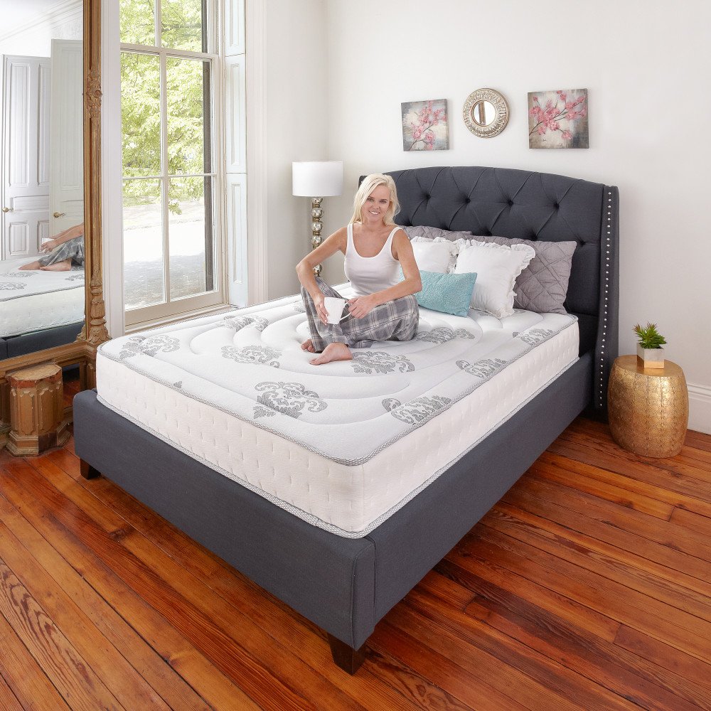 Classic Brands Decker Hybrid Memory Foam Innerspring 10.5Inch Mattress