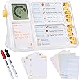Visual Timer for Kids with Planning Board, ADHD Timer for Kids, Daily Chore Board-Checklist for Autism, Increase Self-Regulation, Silence Timer for Home School