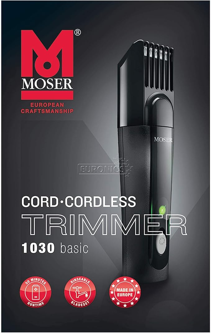 Moser 10300410, Basic Trimmer With Rinseable Bladeset (Pack of 1) Buy
