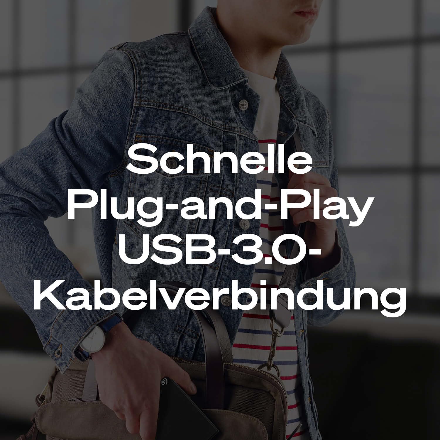 Seagate One Touch 5TB tragbare externe Festplatte, Hardwareverschlüsselung mit Kennwortzugriff, PC, Notebook & Mac, Xbox One & Series, PS4, PS5, USB 3.0, Space Gray, Rescue Service, STKZ5000404 7