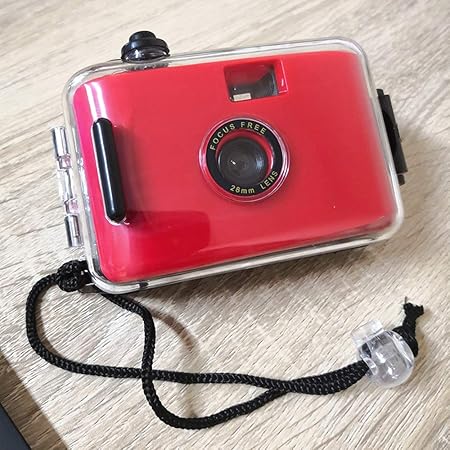 Amazon 使い捨てフィルムカメラ 防水カメラ兼用フィルムカメラ子供用ポイントアンドシュートカメラ 5 Mダイビング 操作が簡単 マルチカラーオプション Red 水中カメラ 通販