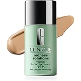 Clinique Redness Solutions Liquid Foundation Makeup Broad Spectrum SPF 15 With Probiotic Technology For Redness-Prone Skin| Medium Coverage + Natural Finish