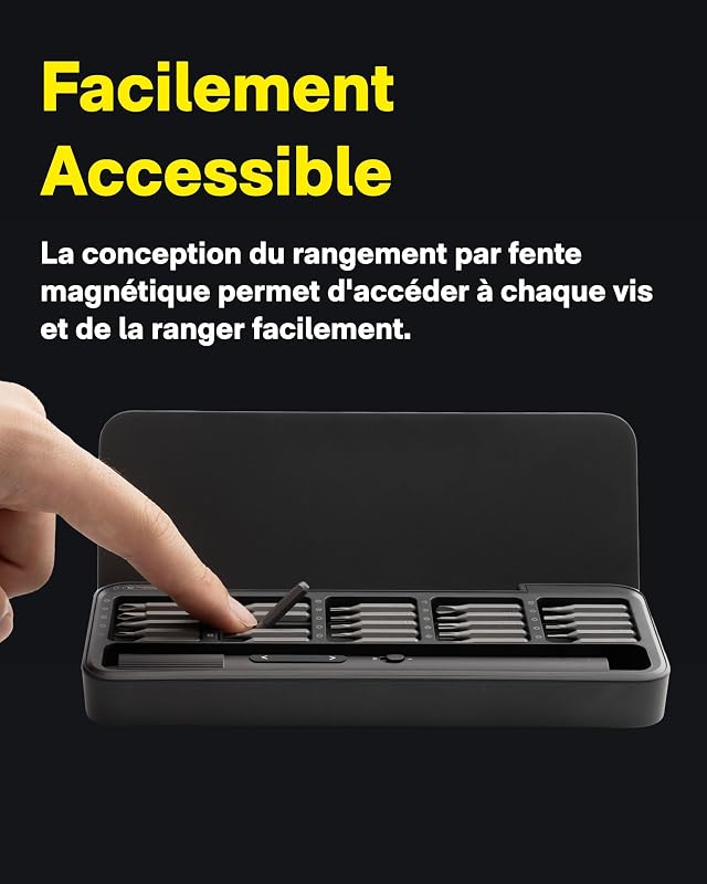 Kit Tournevis de Précision sans Fil ADV, Mini Tournevis Électrique