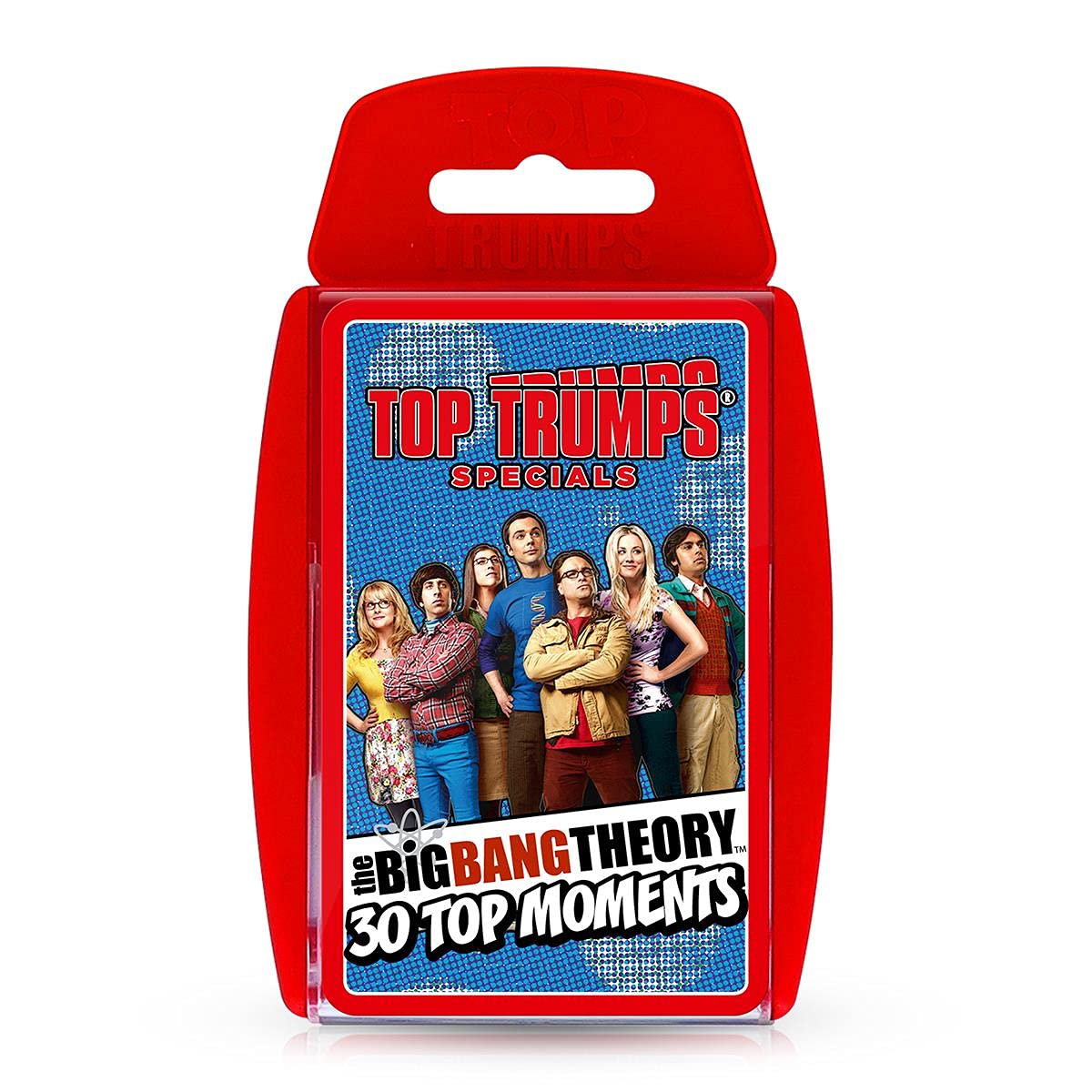 Top Trumps The Big Bang Theory 30 Top Moments Specials Card Game, Relive your favourite moments with Sheldon, Amy, Leonard, Raj, Howard, Bernadette and Penny, a great gift for ages 6 plus