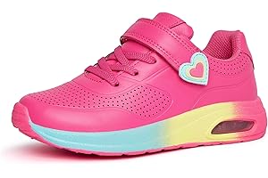 LUCKY STEP Boys Girls Athletic Running Shoes Air Lightweight Fashion Sneakers Casual Breathable Tennis Trainers for Little Kids