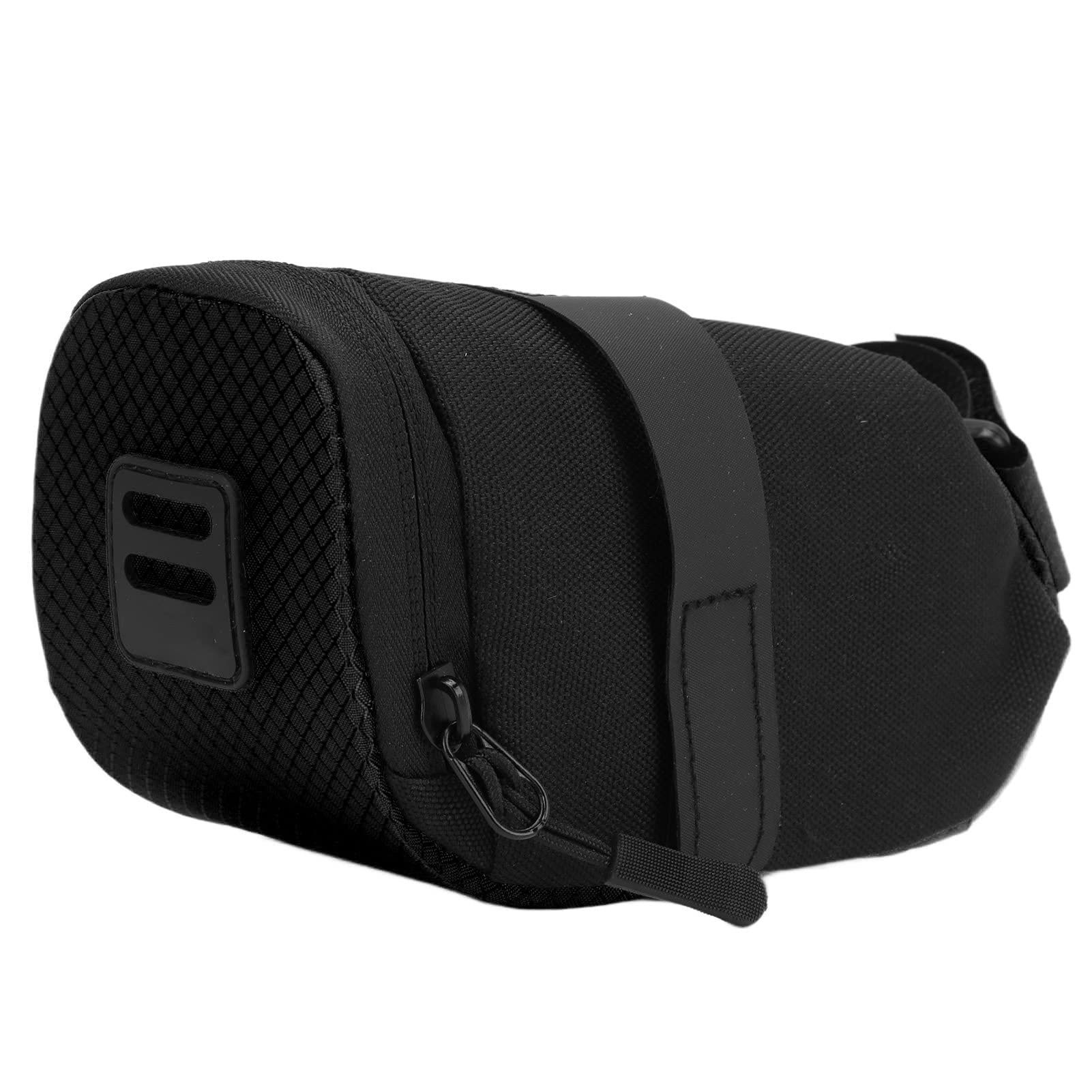 RiToEasysports Bicycle Seat Bag,Bike Under Seat Pouch Pack Storage Velcro Pack Waterproof Bicycle Tail Bag for Mountain Road Bikes Seat(Black) Cycling Cycling Seat Packs
