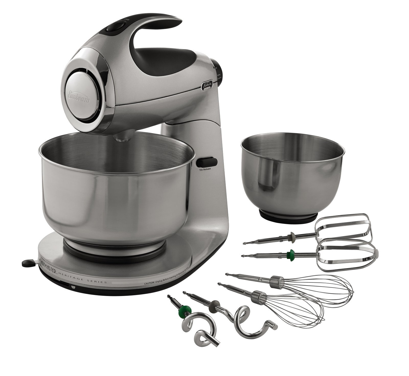 Sunbeam FPSBSM2103BND Heritage Series 12Speed 350watt Stand Mixer Bundle with Bowl, 2.2Quart