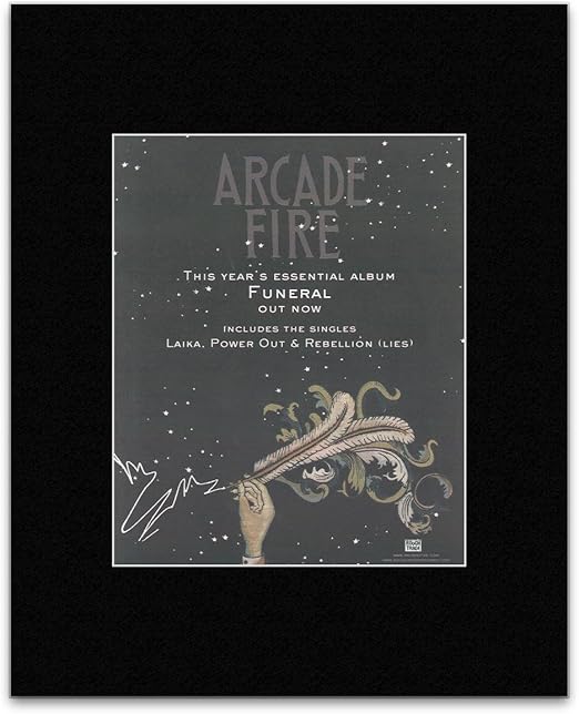 Amazon Com Nme Arcade Fire Funeral Mini Poster 31 8x28 5cm Posters Prints