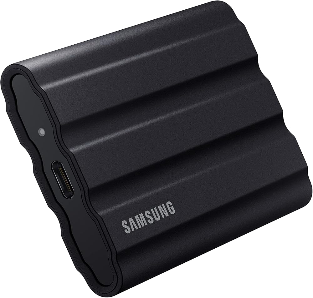 Samsung T7 Shield Portable SSD 4TB Black USB 3.2 Gen 2 External Storage
