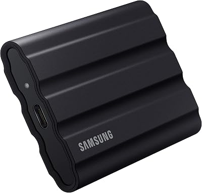 Samsung T7 Shield Portable SSD 4TB Black USB 3.2 Gen 2 External Storage