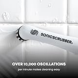SONICSCRUBBER Household Combi Pack Electric Scrubbing Brush 10K rpm 4 heads view 3
