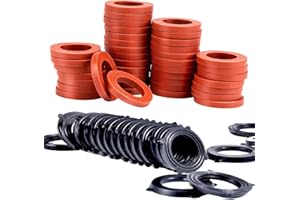 KSDSOAM 32PCS Garden Hose Washers Rubber Washers Seals, Garden Hose Gasket Fit All Standard 3/4" Garden Shower Hose and Water Faucet Fittings