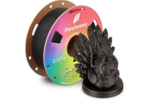 Polymaker Panchroma Matte PLA Filament, Charcoal Black 1.75mm 1kg 3D Printing Filament, Formerly Polyterra Matte, Fits Most FDM 3D Printers, 1kg Spool (2.2lbs)