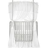 round crib mattress pad