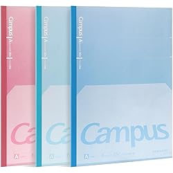 KOKUYO Campus Composition Kimochii Notebook, 3 Pack