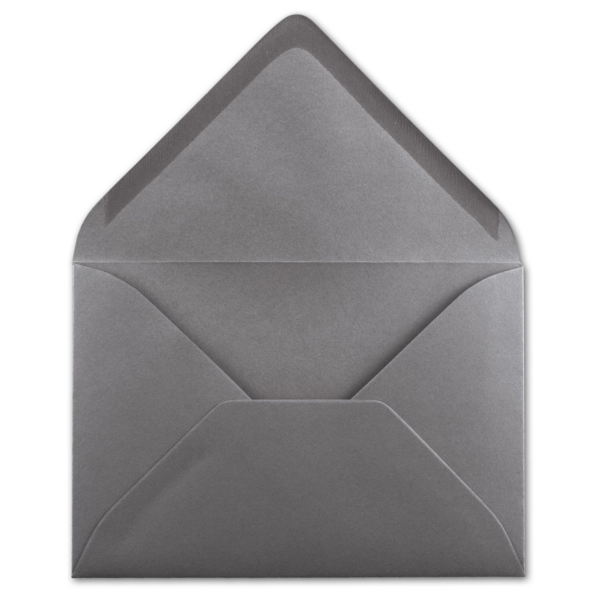 Envelopes B6 DIN 125 x 175 mm 80 g/m²/Graphite Grey Nassklebung Your Glüxx Agent Post in Envelopes Without Window Christmas Card Invitations
