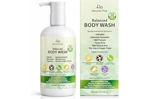 Antifungal Body Wash Antibacterial Soap: Shower Gel for Blemish-Prone & Itchy Skin, Helps Cleanse Skin Prone to Fungal & Irri