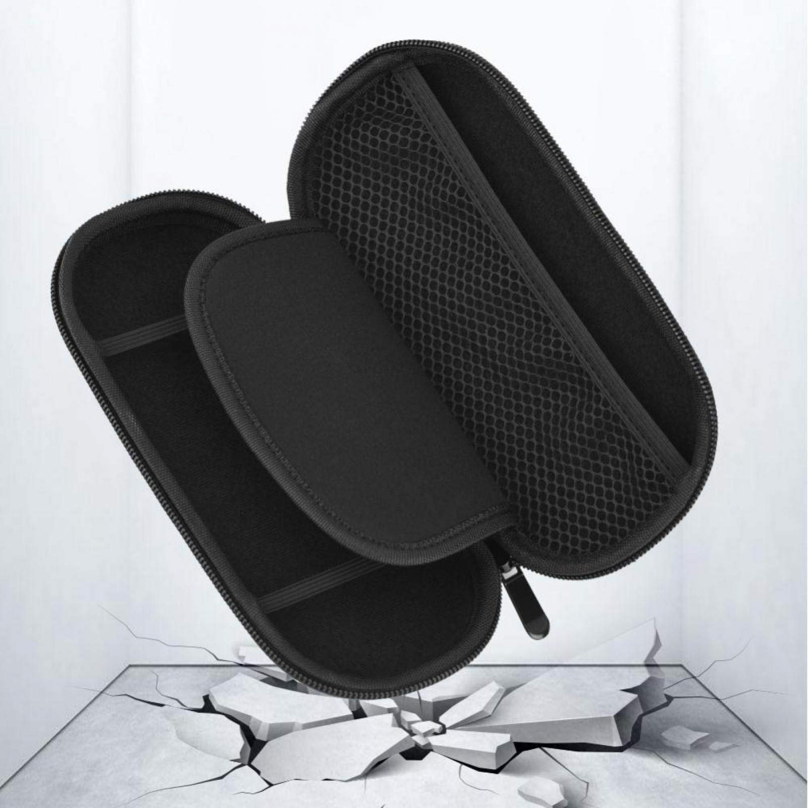 Heayzoki Carrying Case for PS Vita, Hard Shell, Black, Compatible with PS Vita, Built-In Game Storage